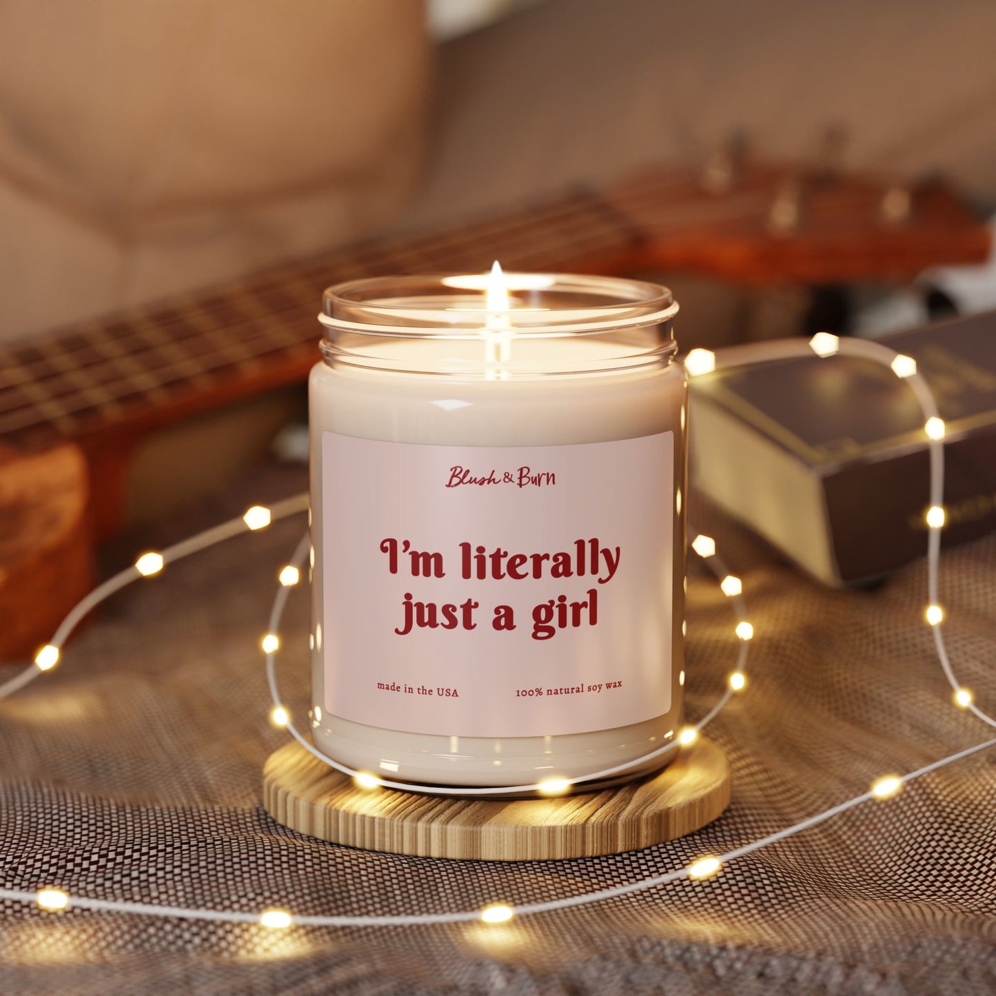 I’m Literally Just a Girl 9oz Clear Candle