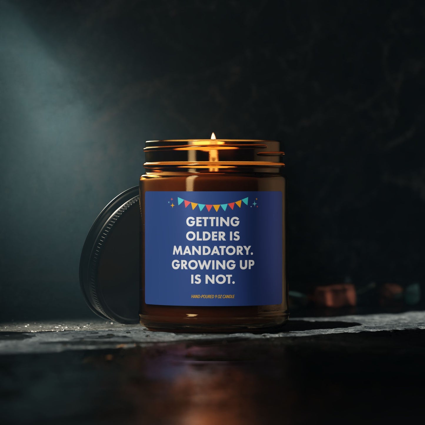Getting Older is Mandatory | Birthday Collection - 9 oz Soy Candle